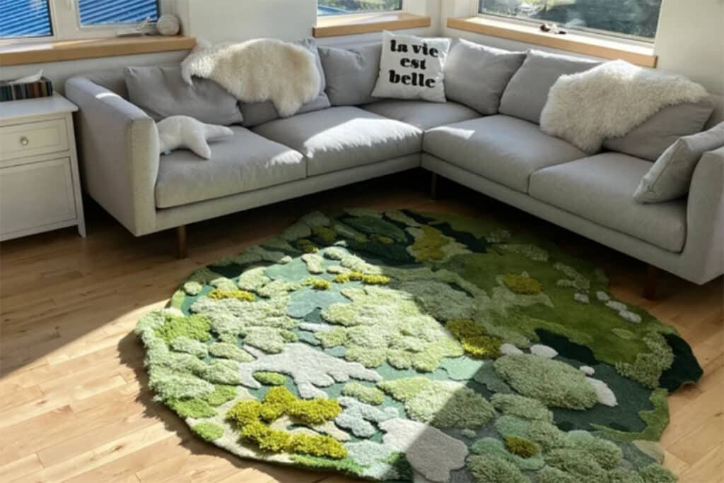 Custom Moss Rug Buyer Lisanne Sullivan